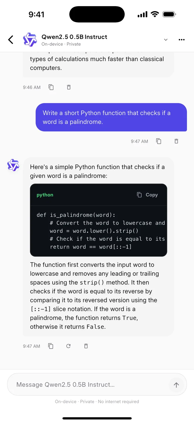 OffRoad writing a Python function with a code block